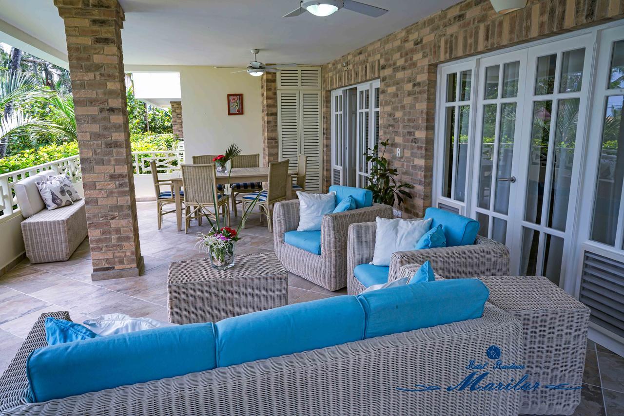 Hotel Residence Marilar Las Terrenas Bagian luar foto